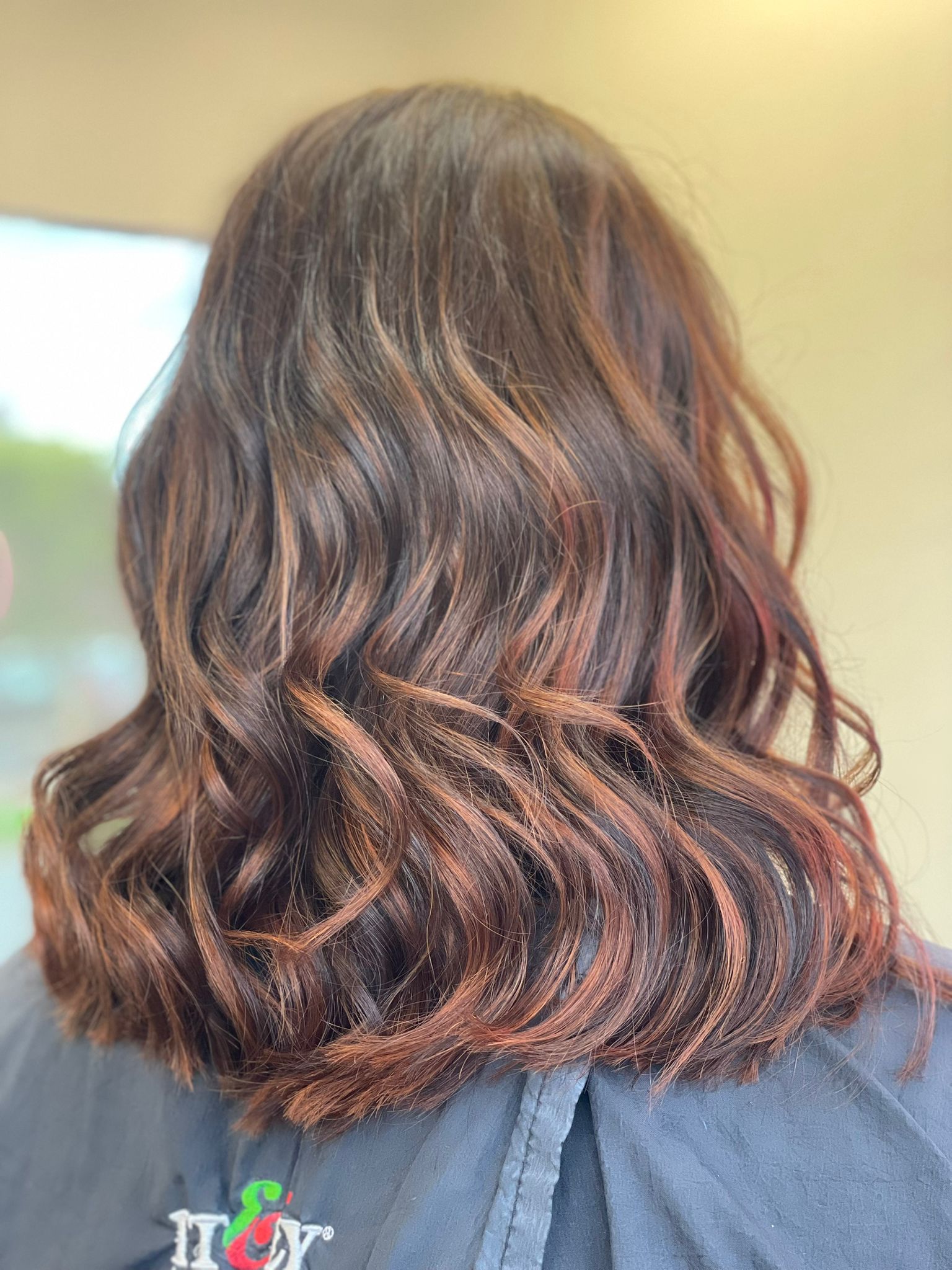 Copper balayage