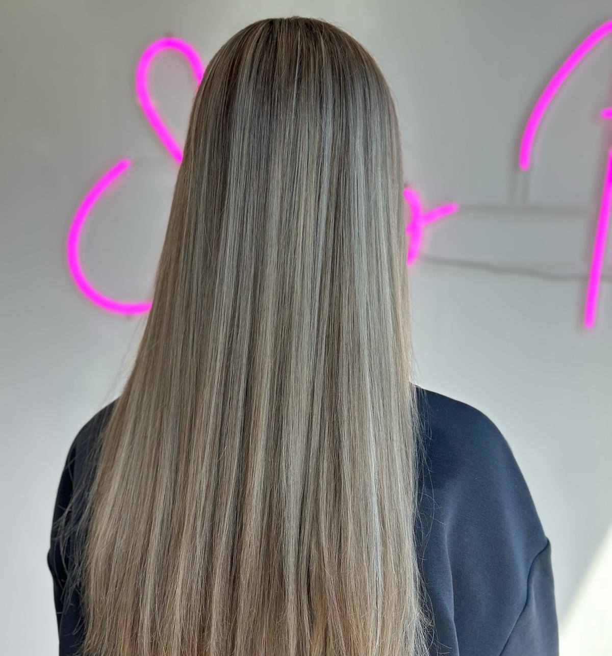 Full head long balayage 