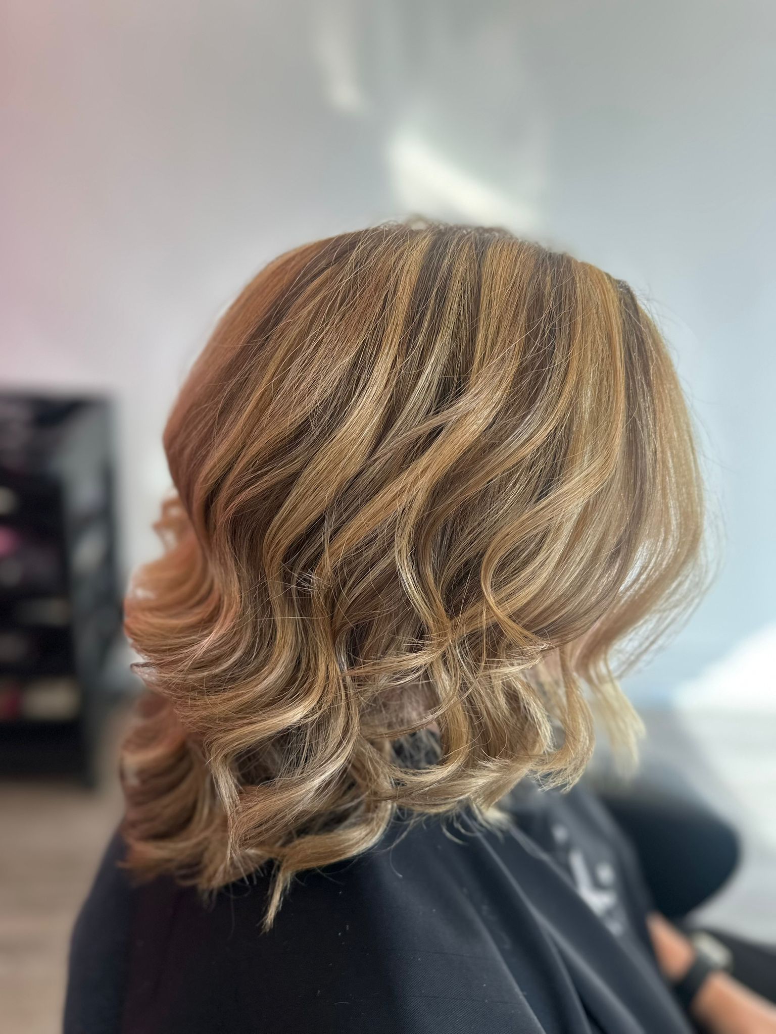 half head foils colour in between