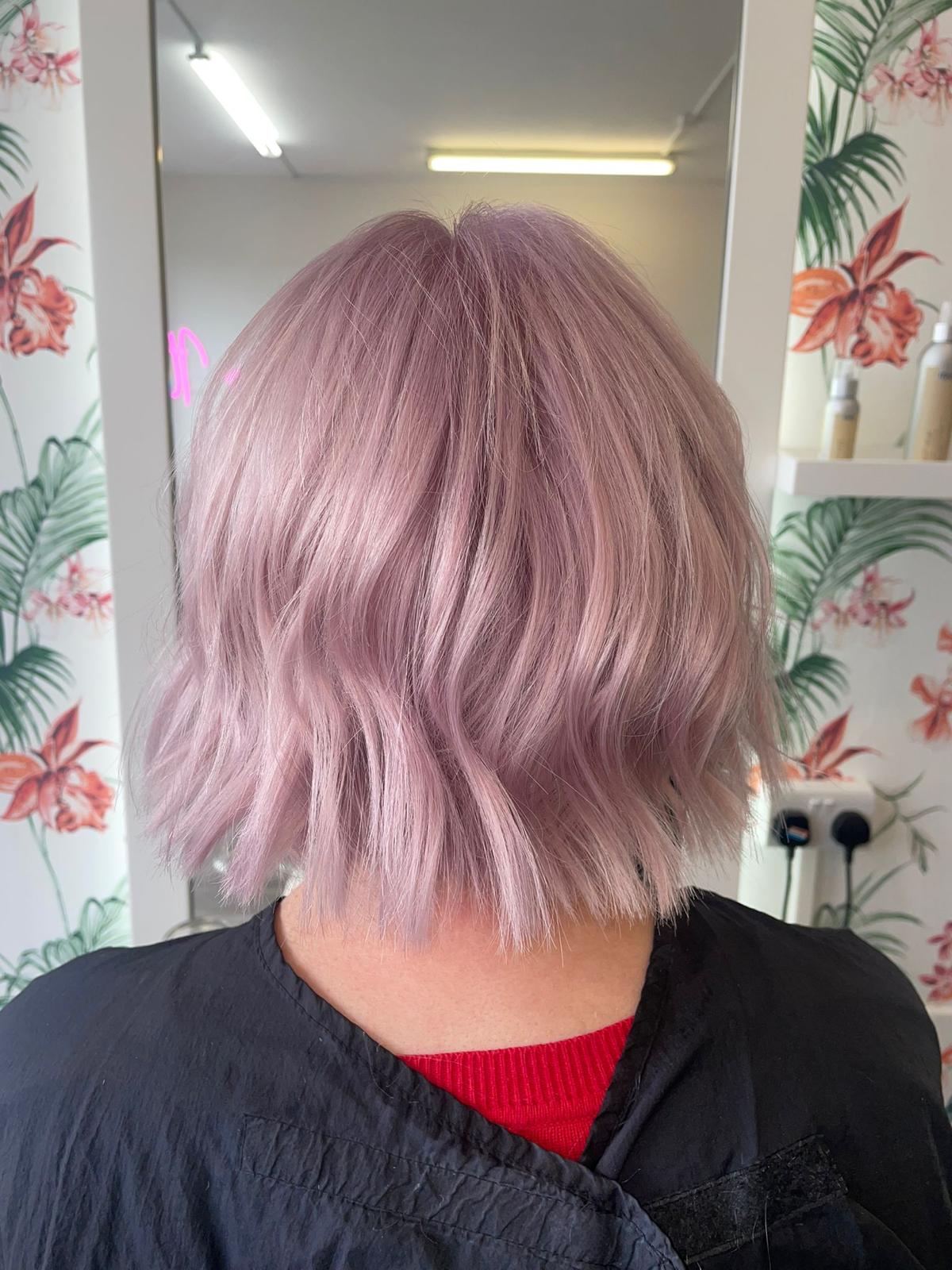 Lilac Cocktail curls 