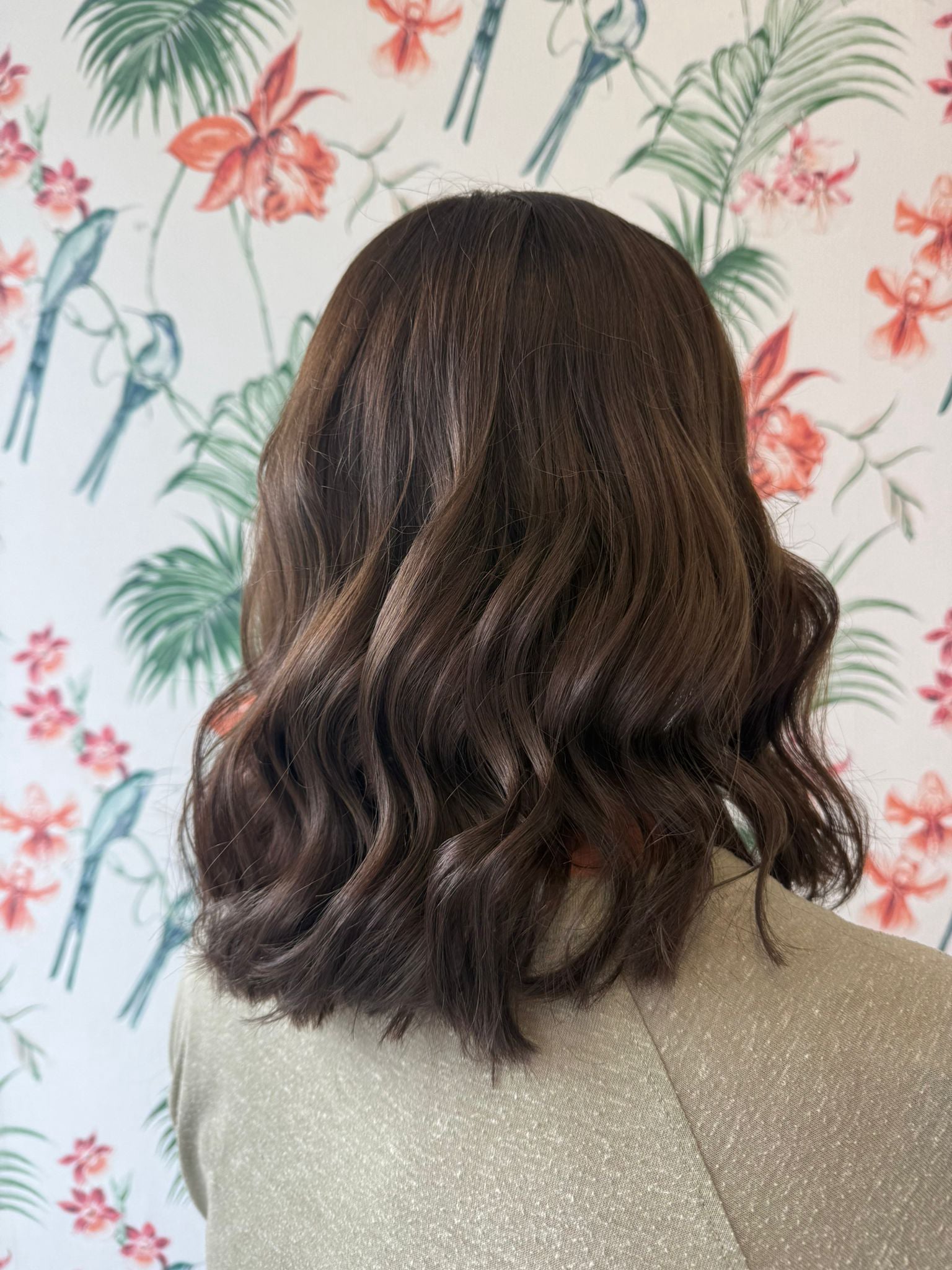 Rich chocolate hair colour 