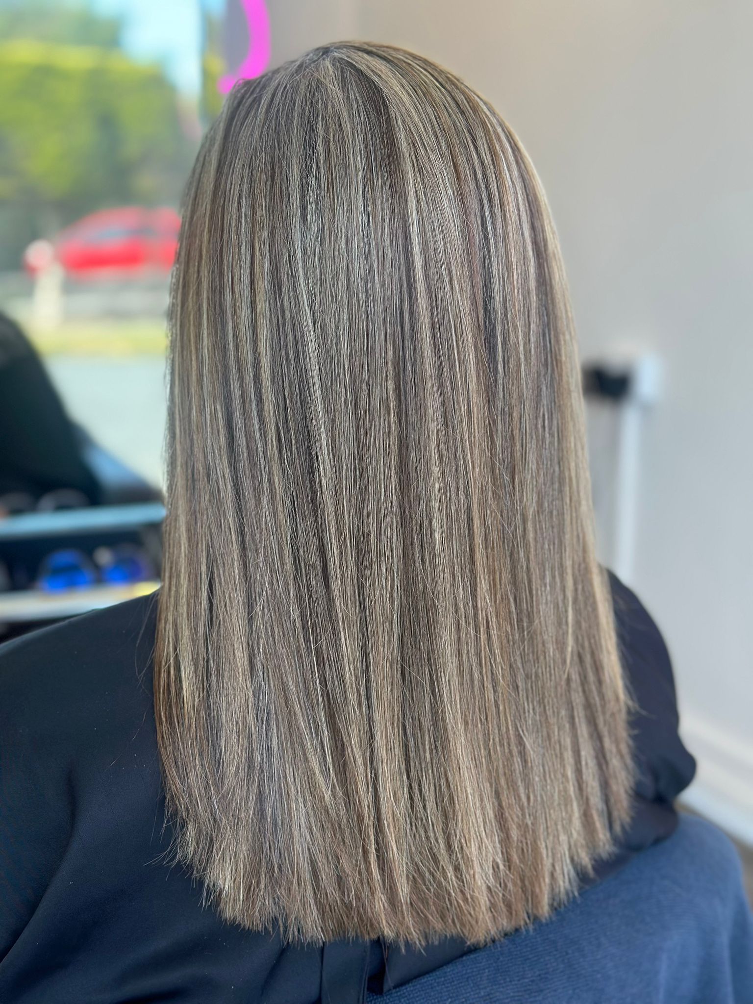 Icy Blonde Highlights