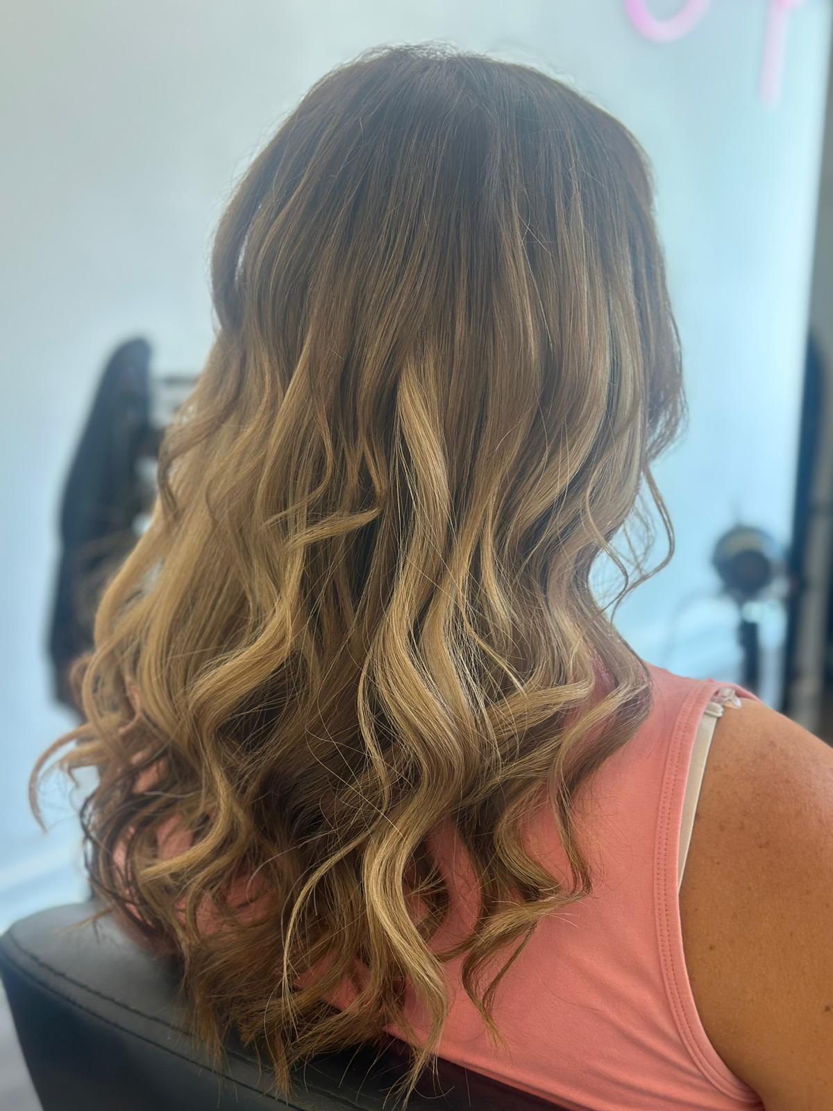 Weft hair extensions